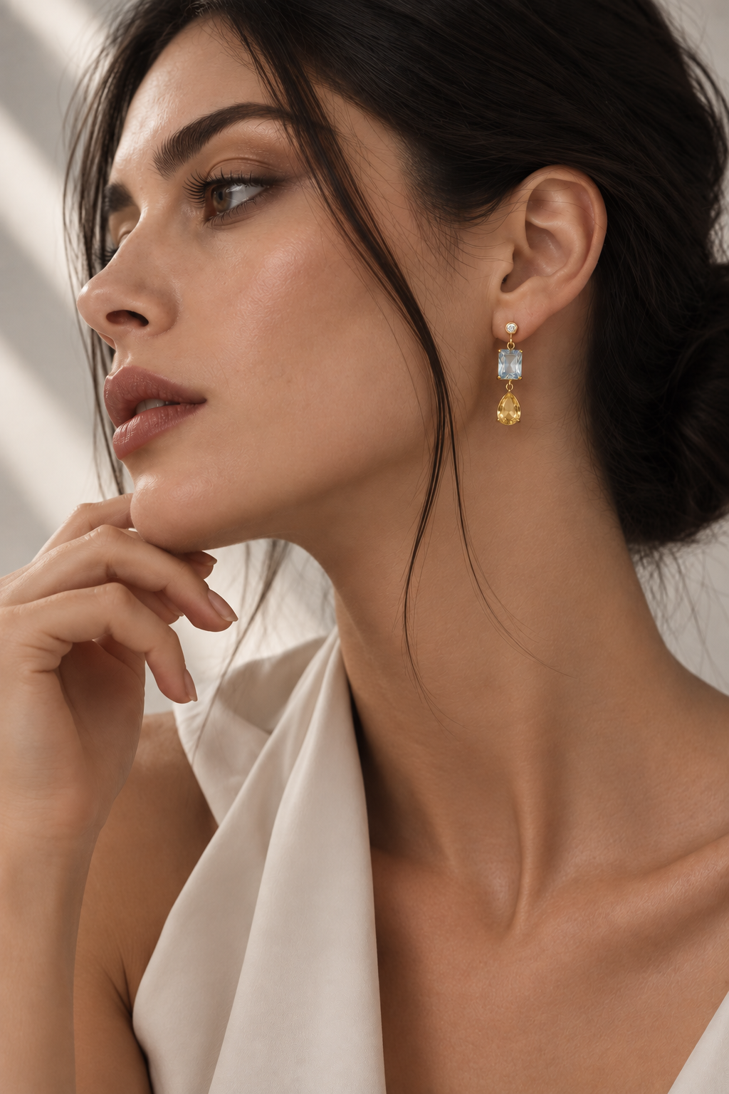 Aretes Lluvia