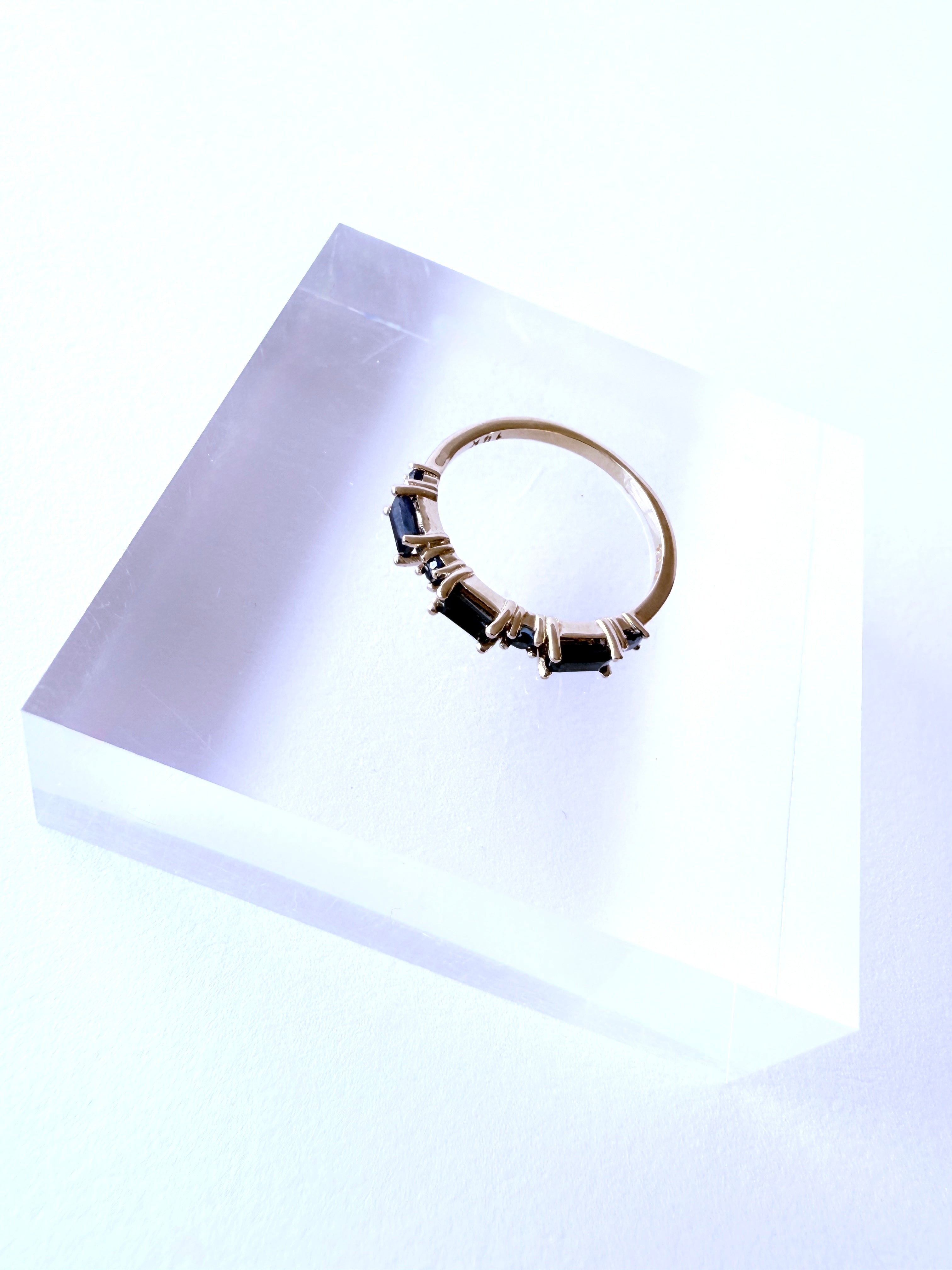 Anillo Son de Mar Zafiro
