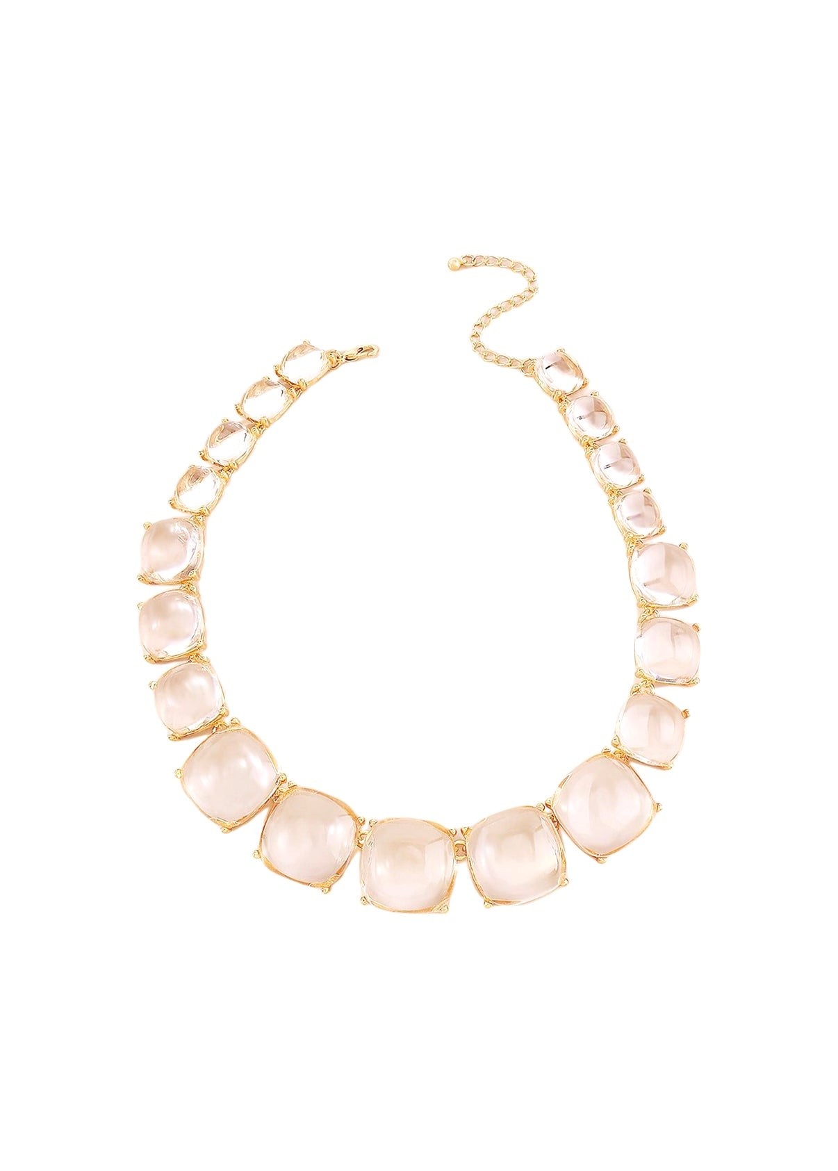 Collar Circular Transparente