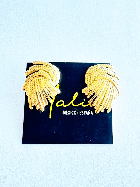 Aretes Cuerdas Entrelazadas