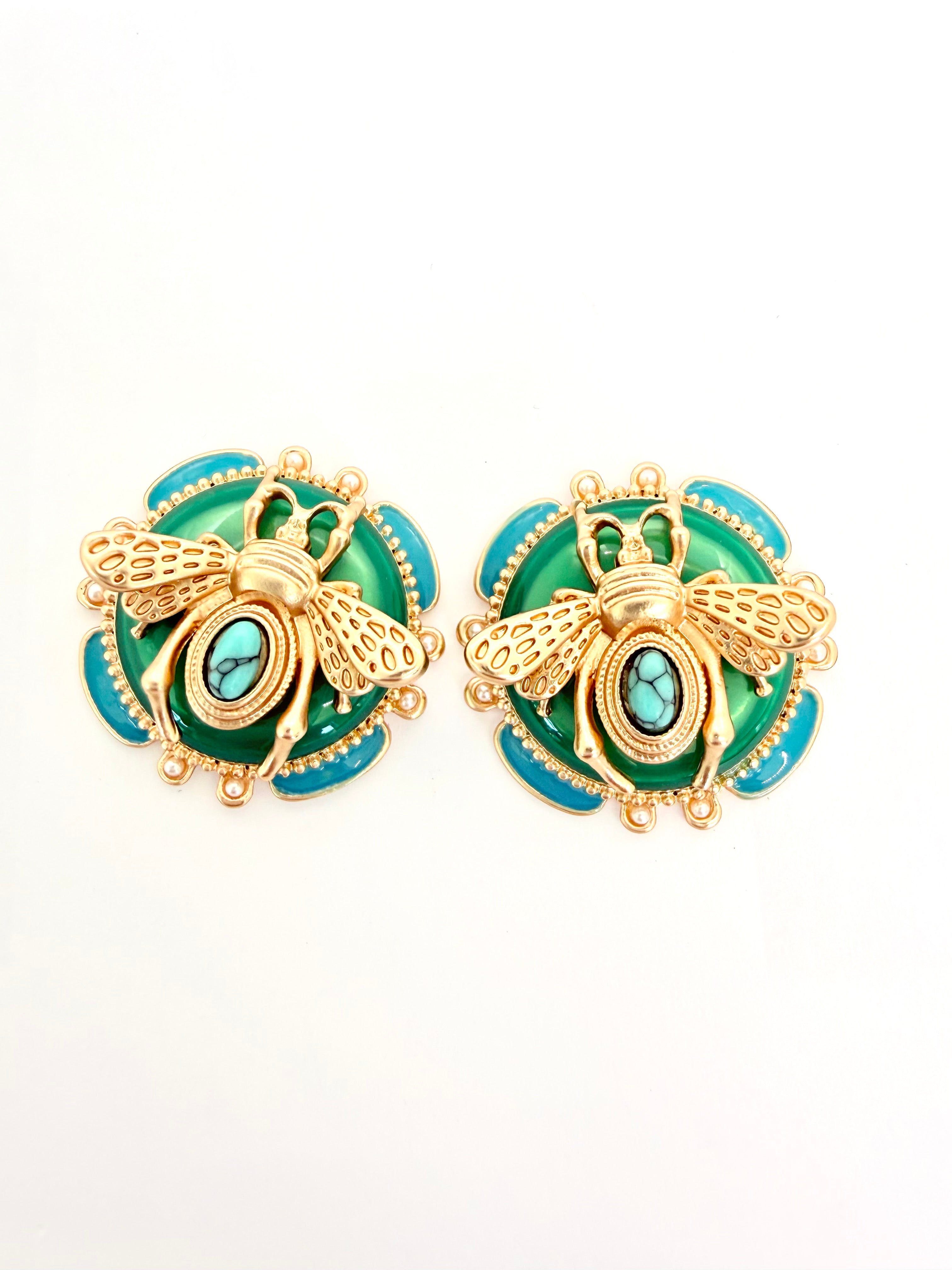 Aretes NÉCTAR - TURQUESA