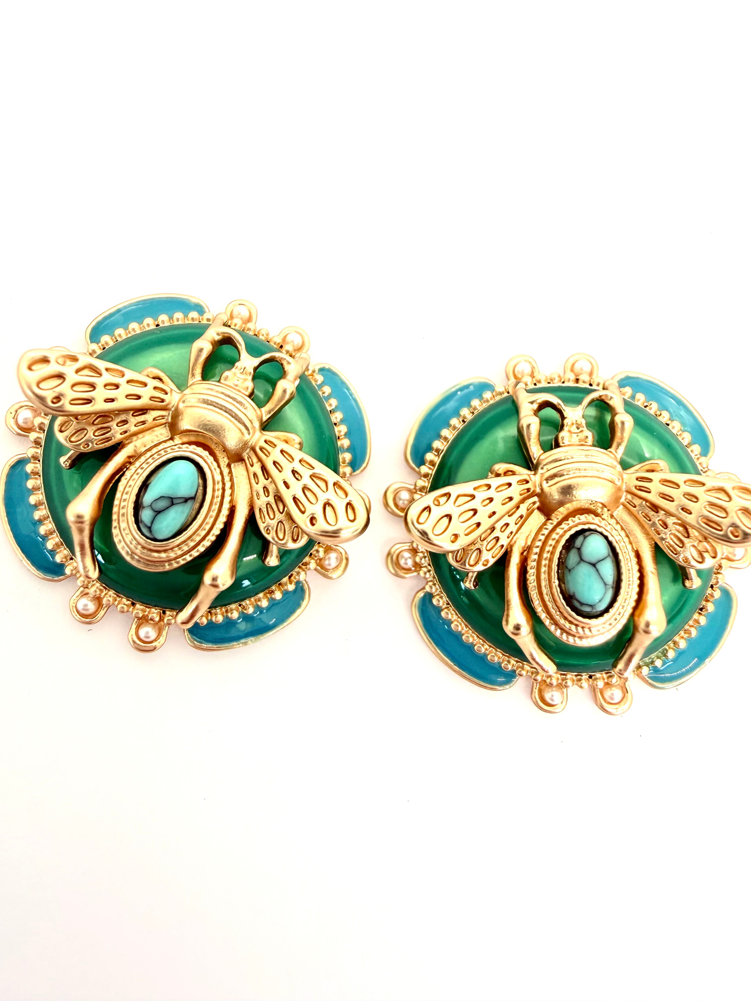 Aretes NÉCTAR - TURQUESA