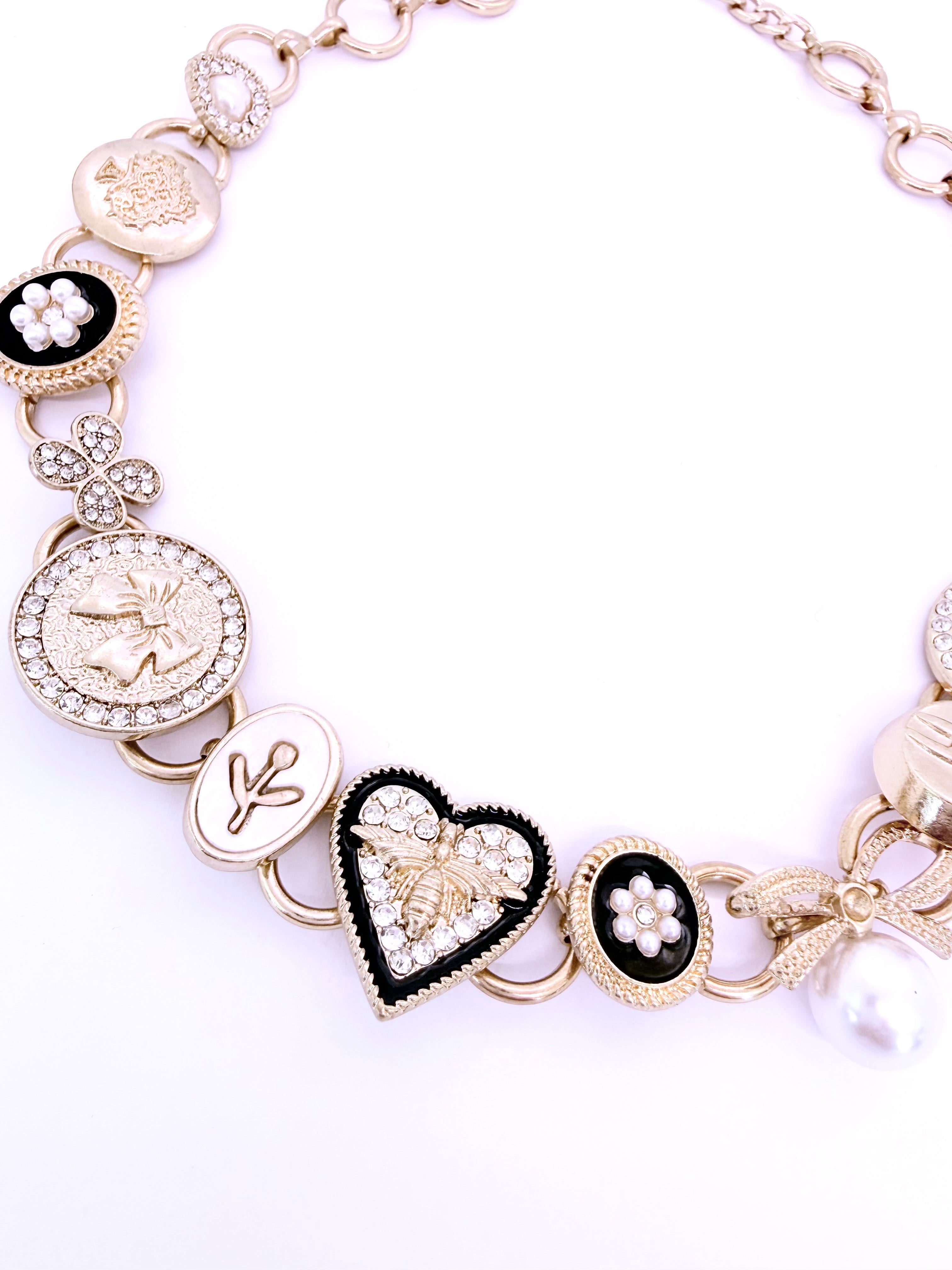 Collar MY LOVE - Dorado