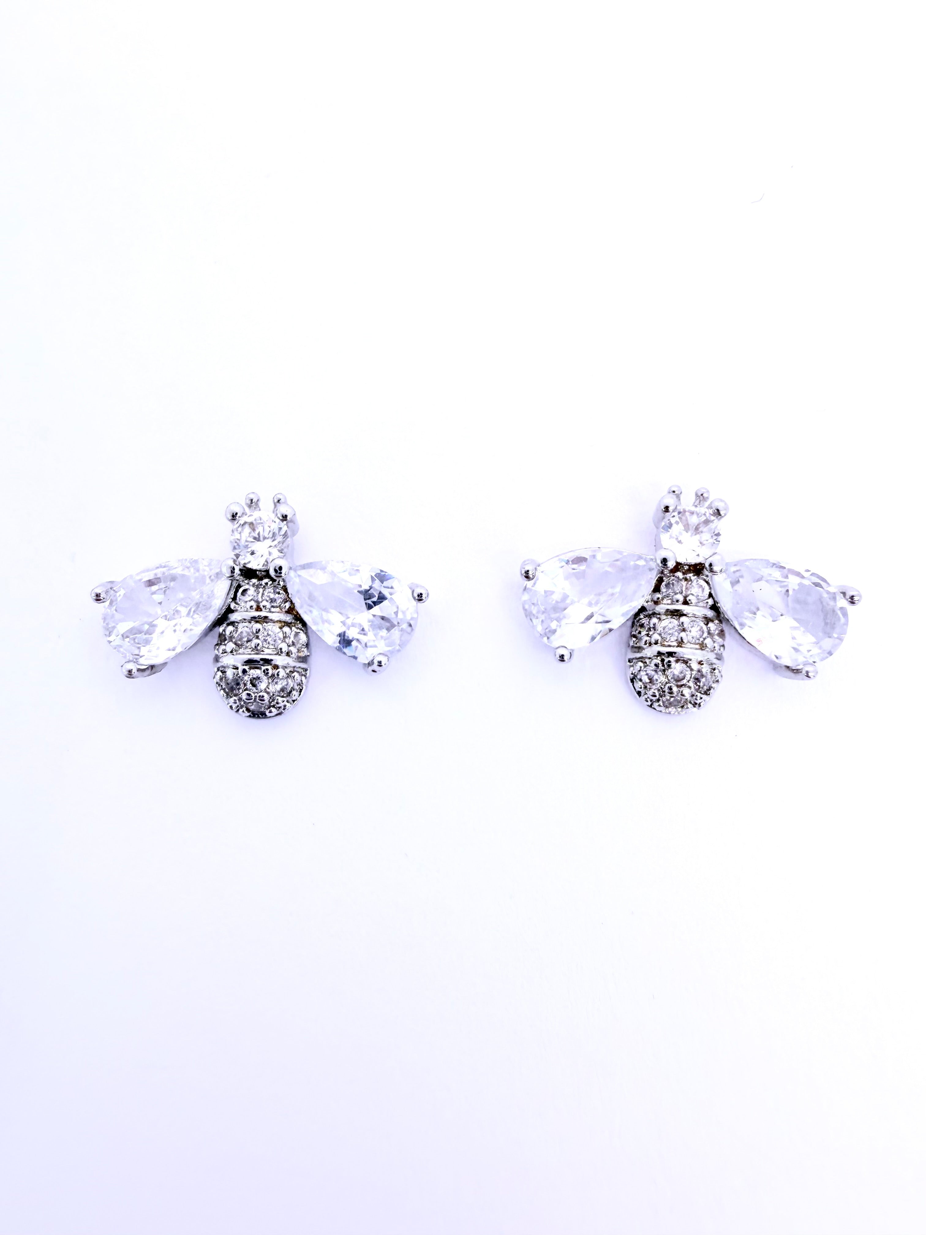 Aretes ABEJITAS PRISTINAS - Plateadas