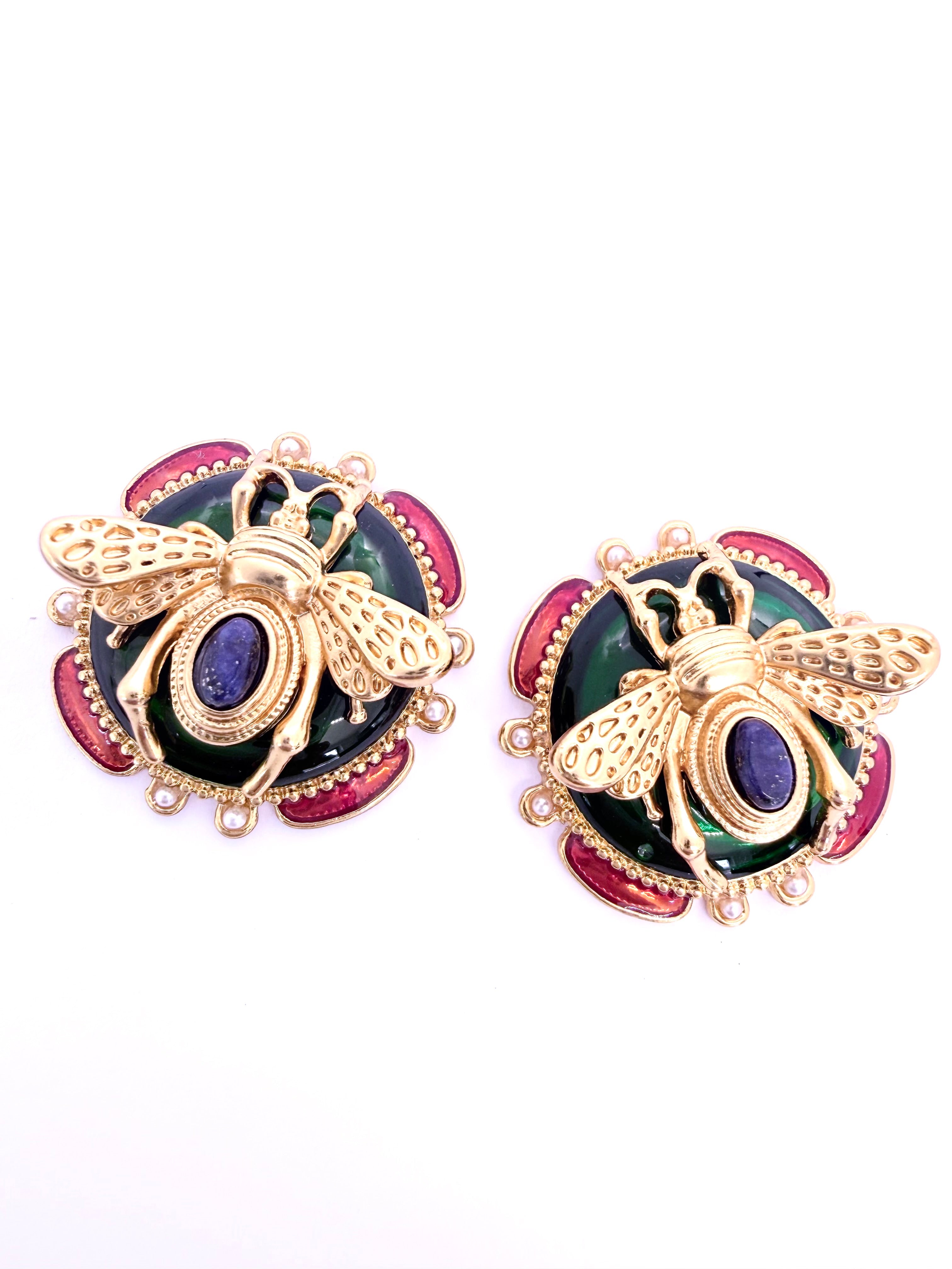 Aretes NÉCTAR - ESMERALDA