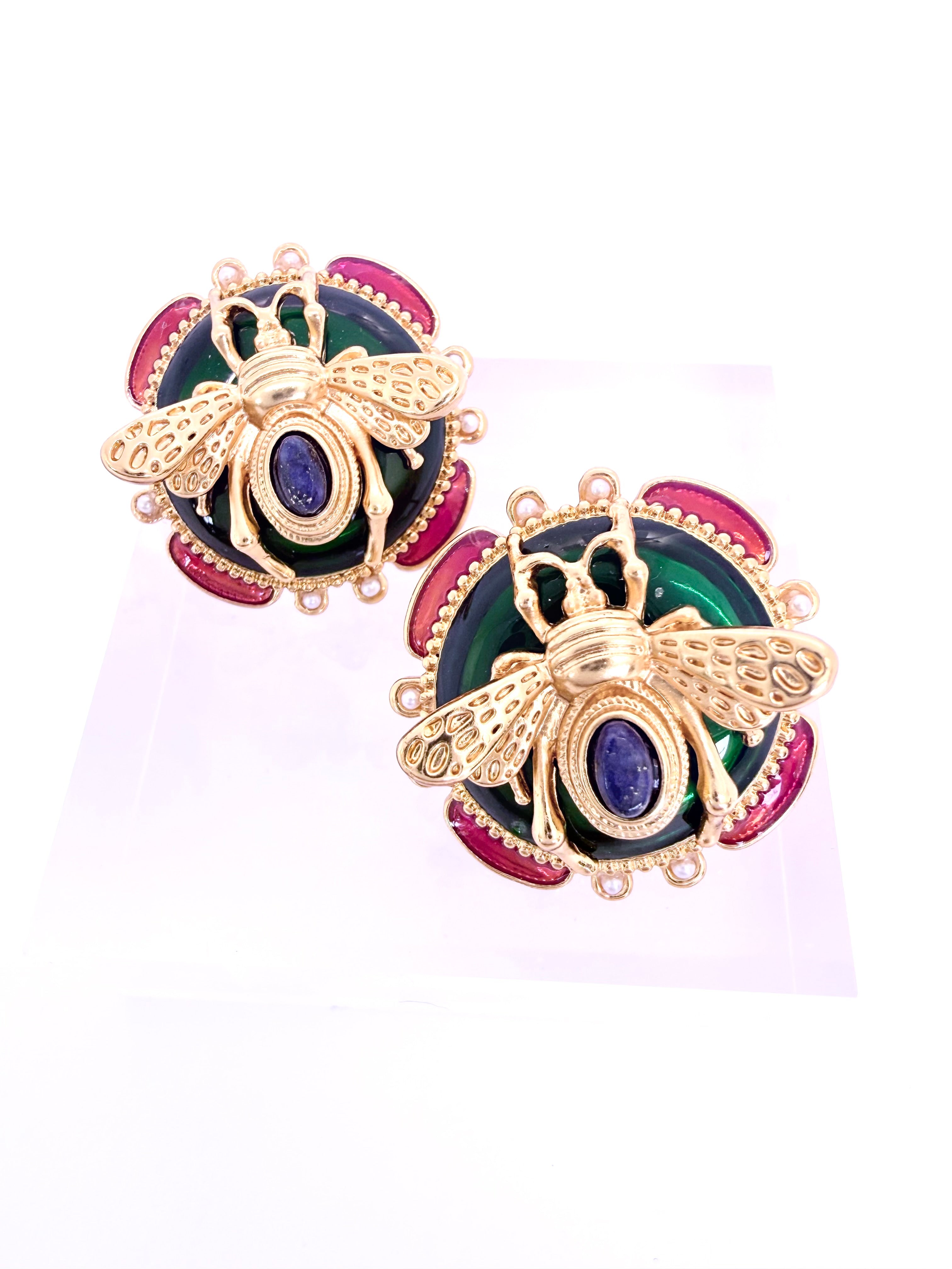 Aretes NÉCTAR - ESMERALDA