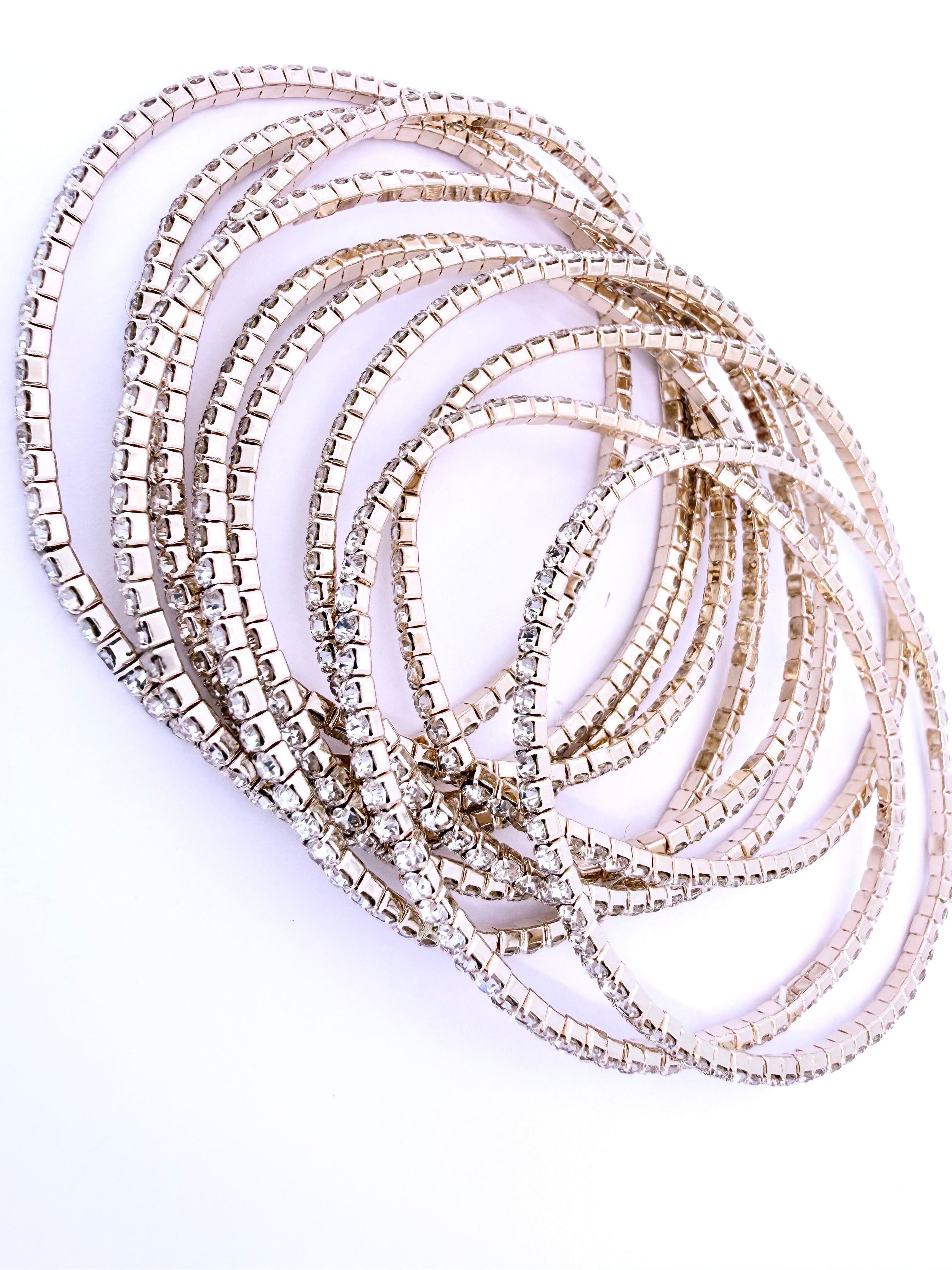 Pulseras DESTELLOS - Doradas