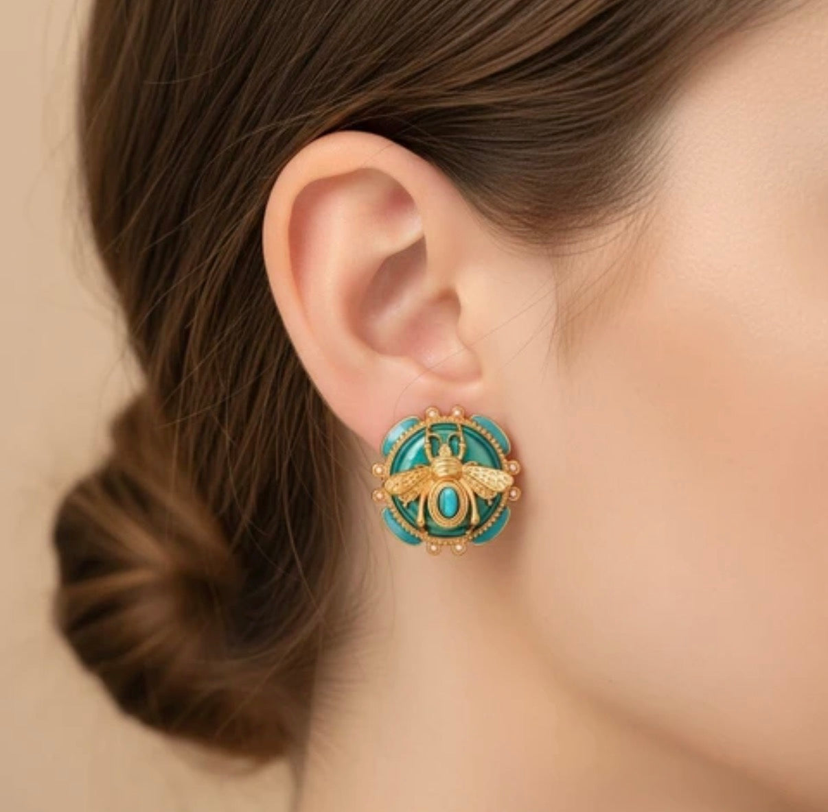 Aretes NÉCTAR - TURQUESA