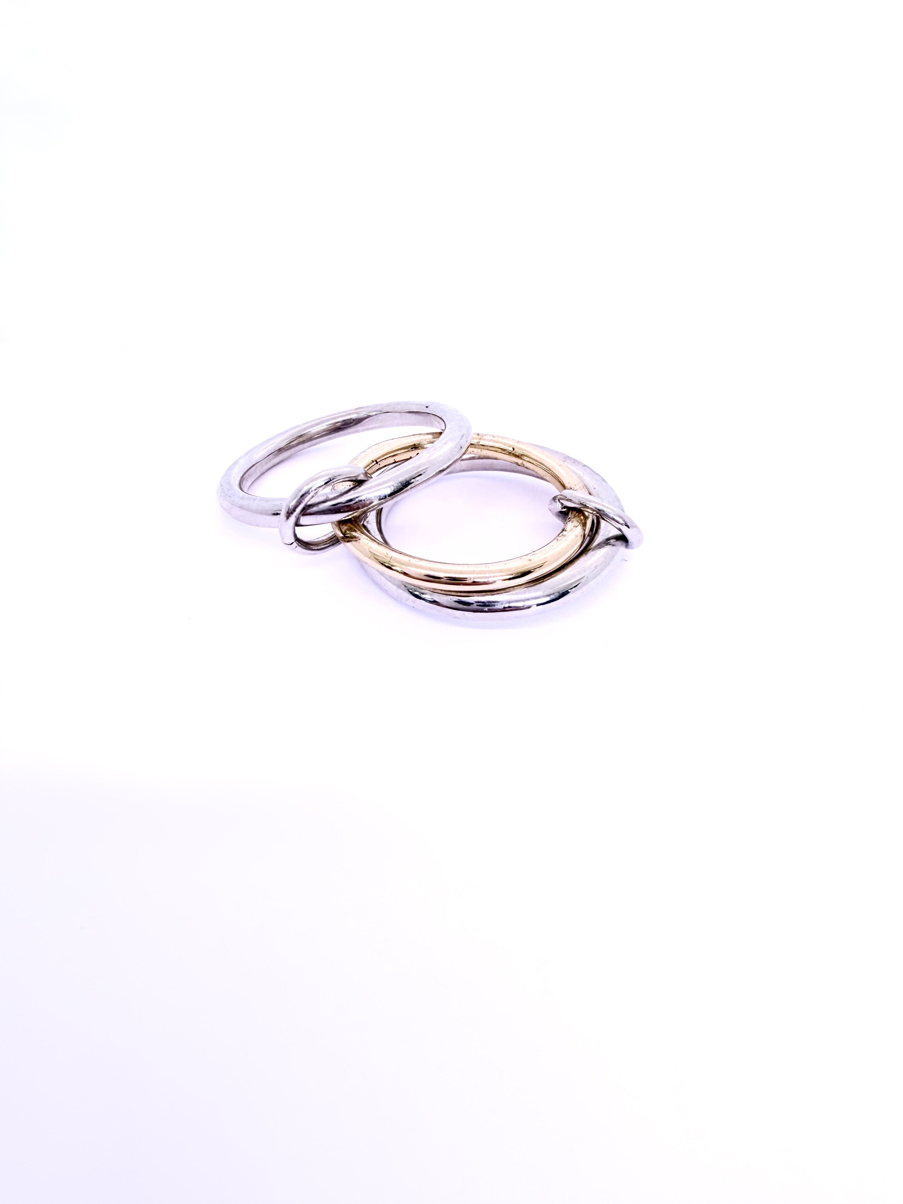 Anillo ENTRELAZADO - Combinado