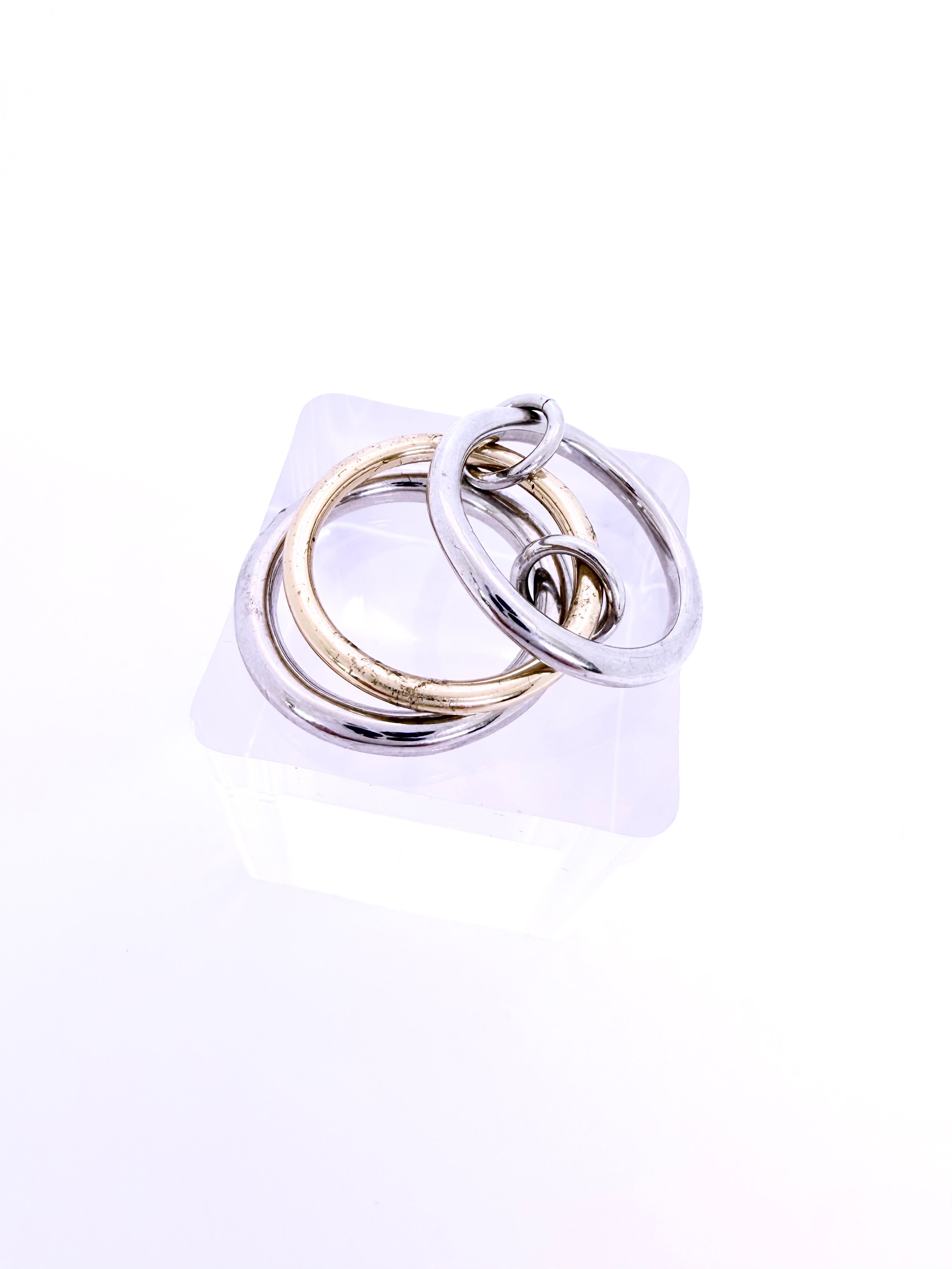 Anillo ENTRELAZADO - Combinado