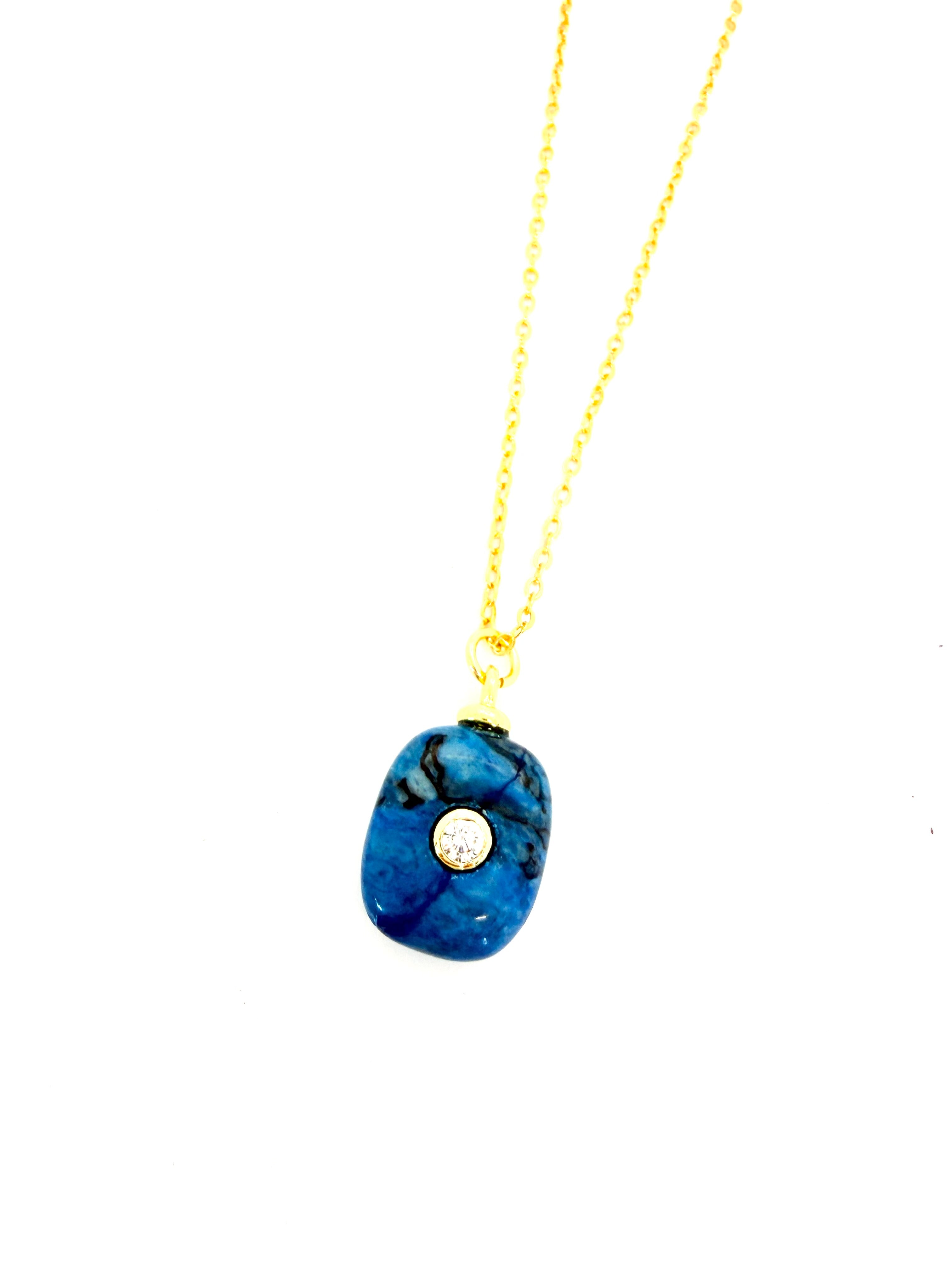 Collar SUEÑO - JASPE AZUL