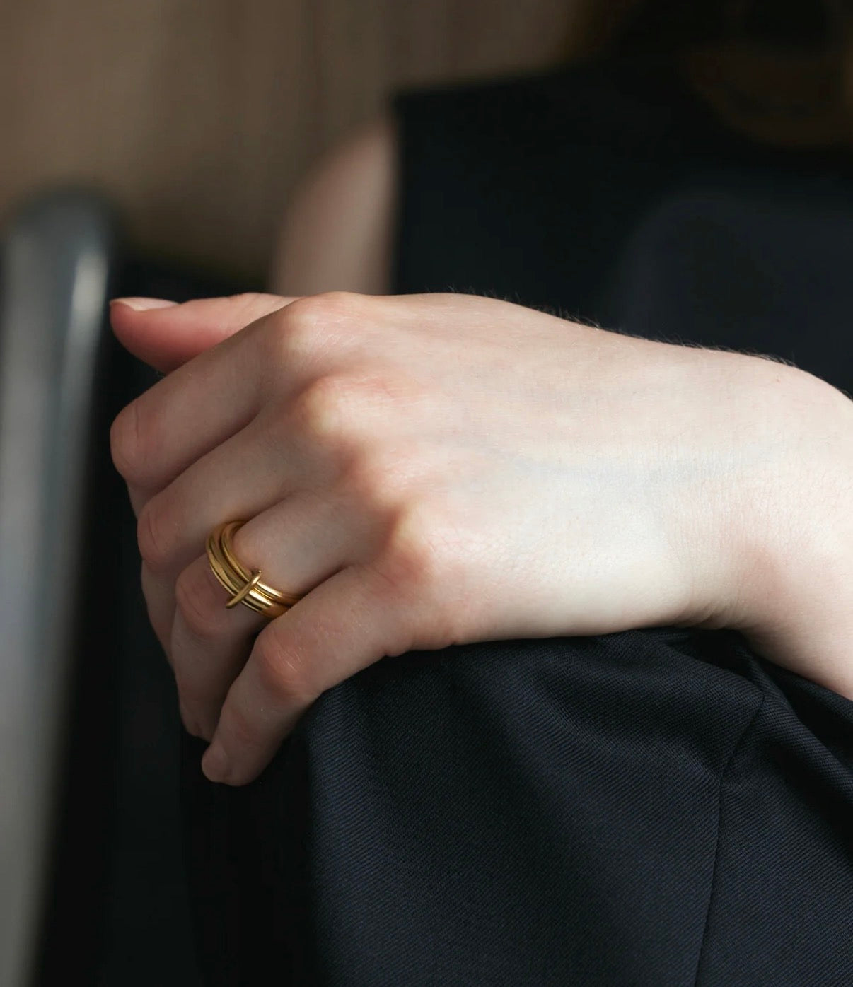 Anillo ENTRELAZADO - Dorado