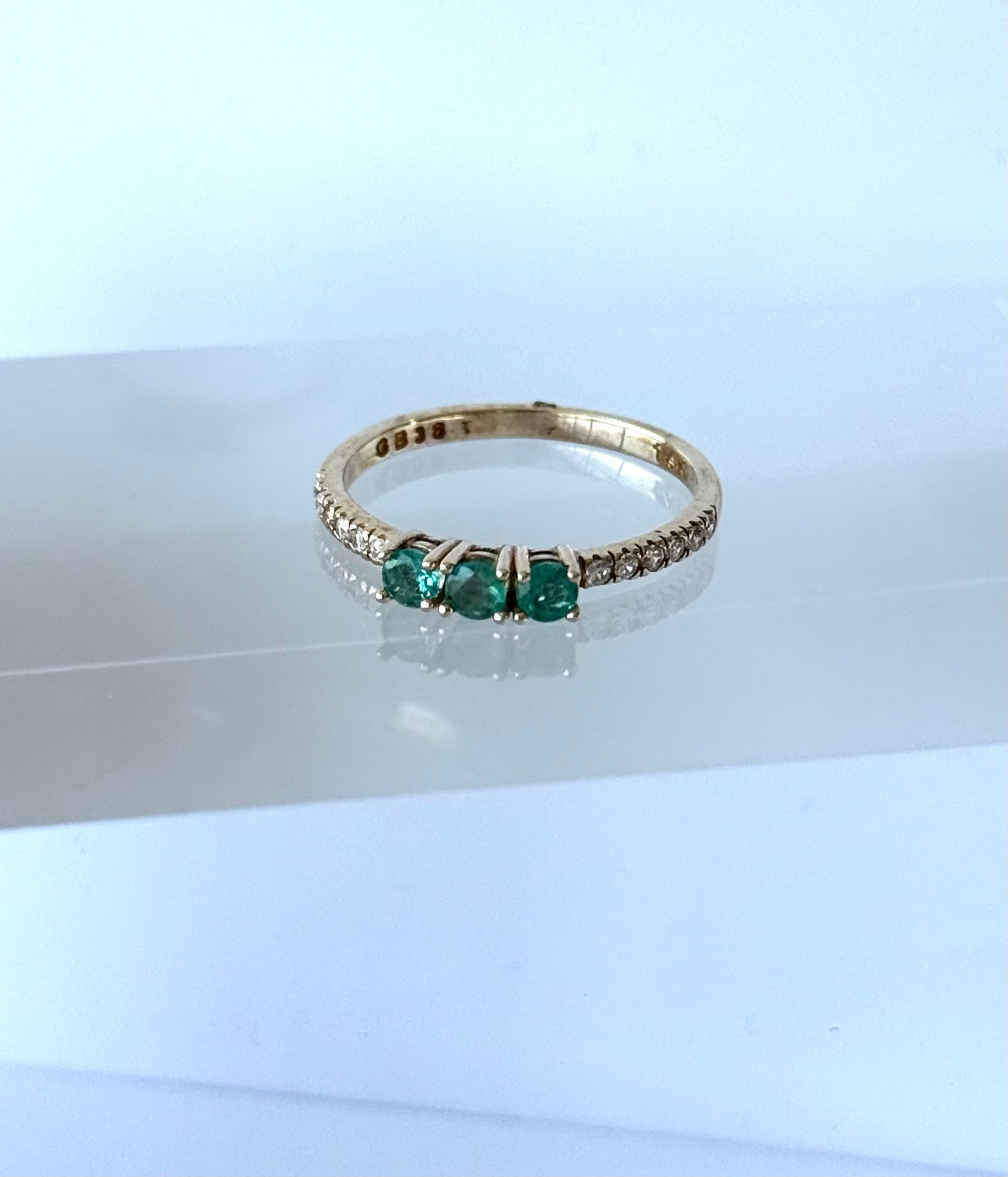 ANILLO ARRECIFE ESMERALDA