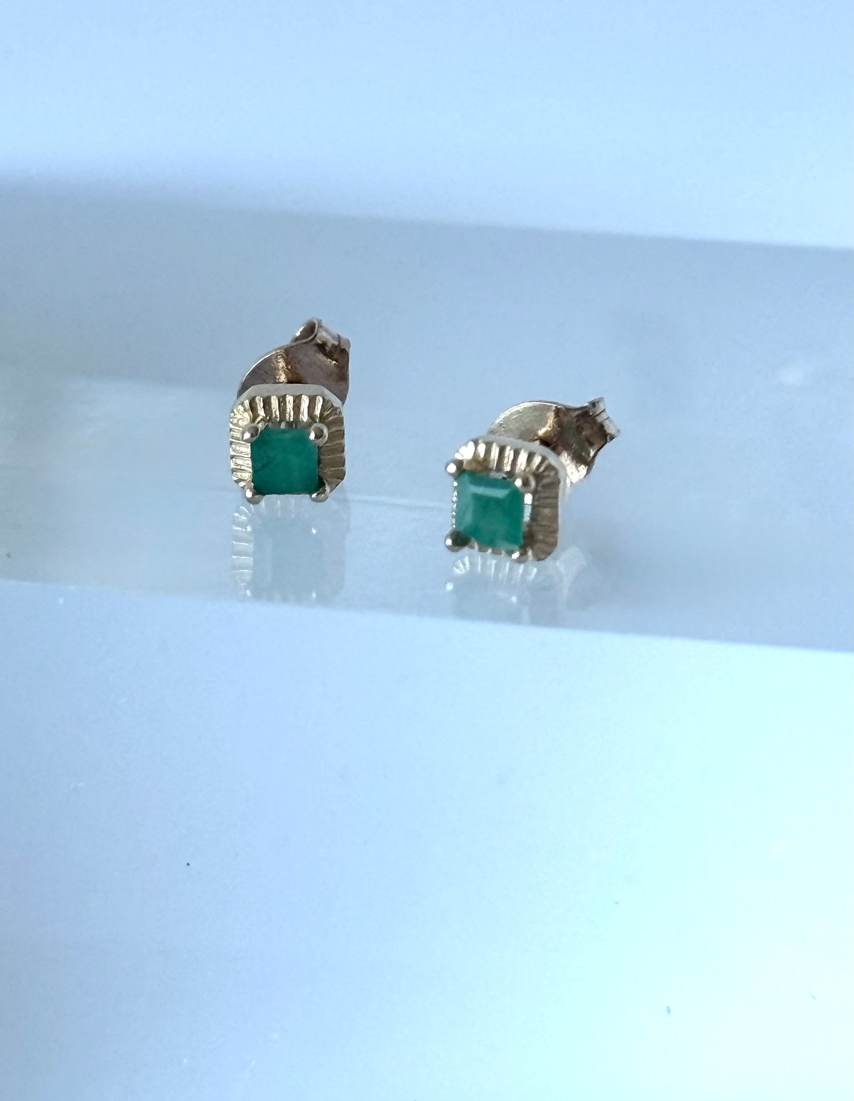 ARETES LIBELULA ESMERALDA
