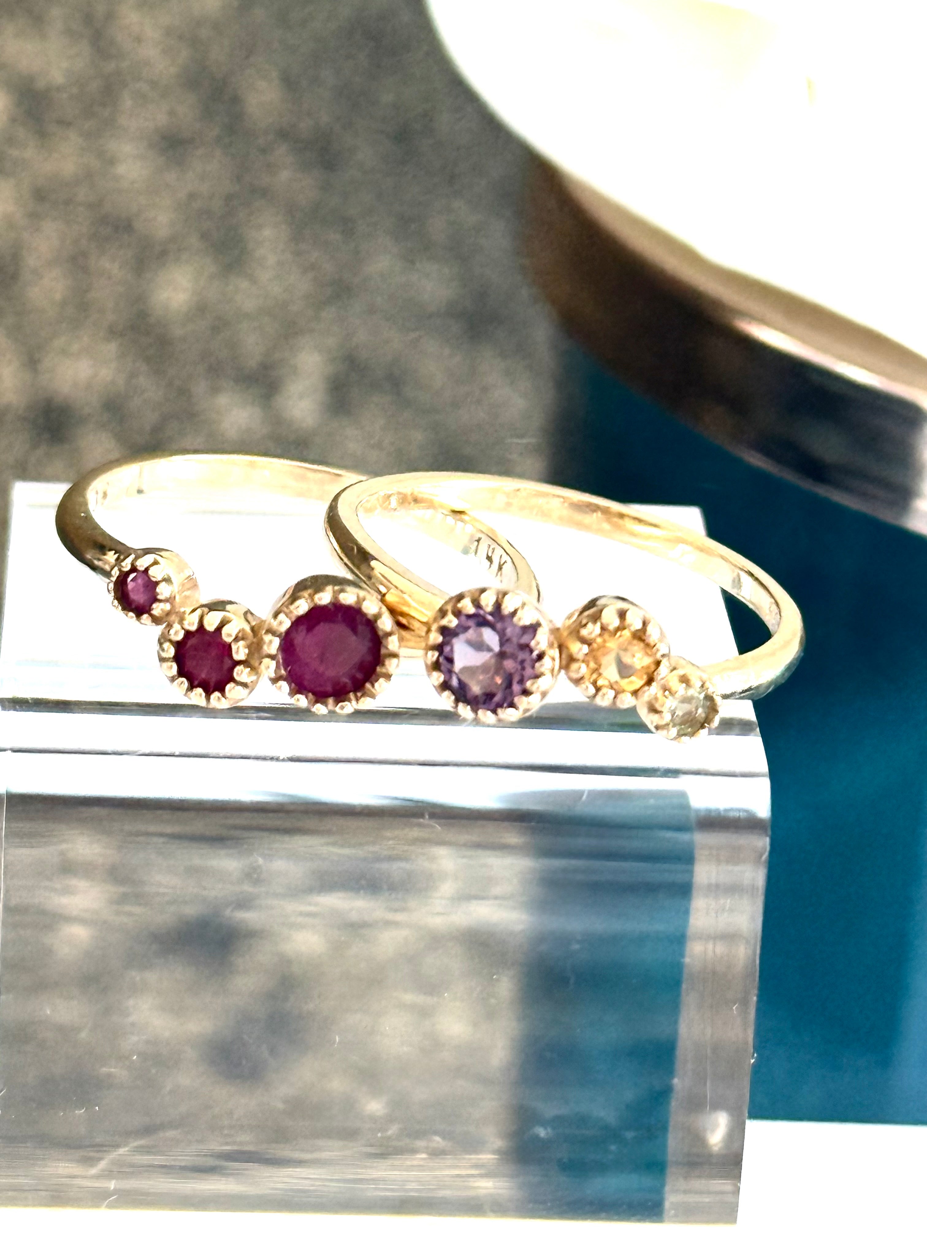 ANILLO CONSTELACIÓN RUBÍ