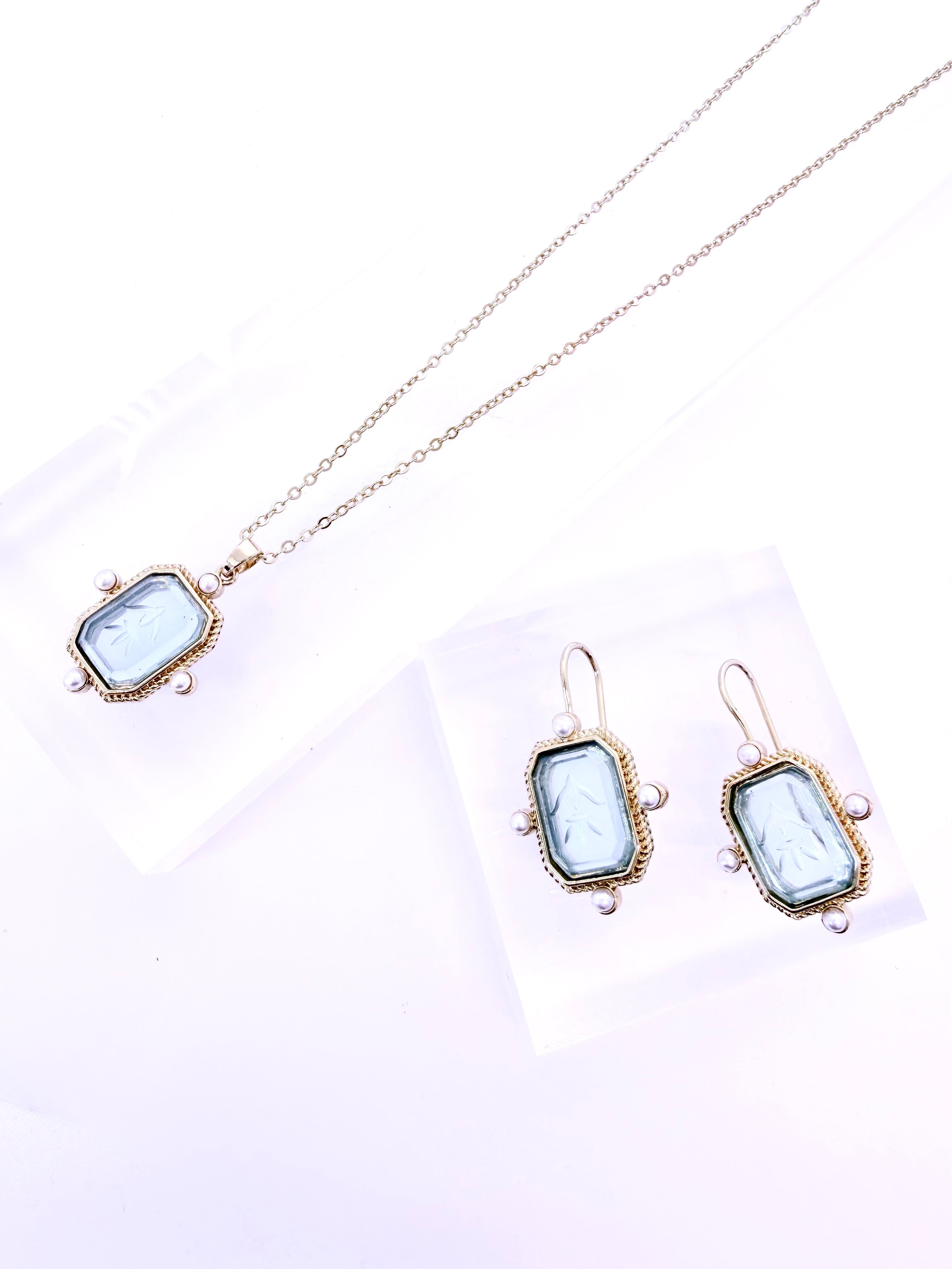 Collar y Aretes PROPÓSITO