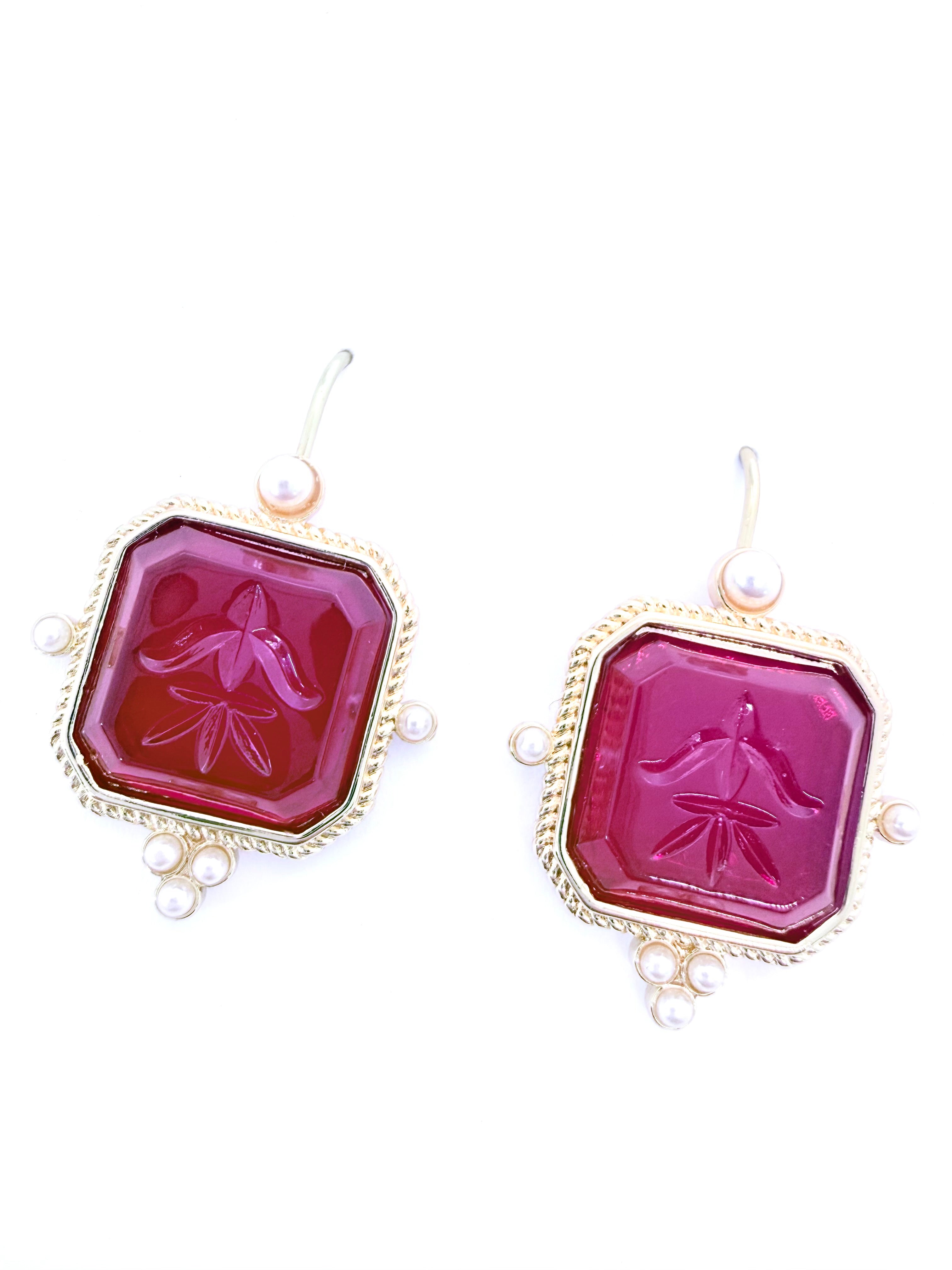 Aretes PROPÓSITO - RUBÍ