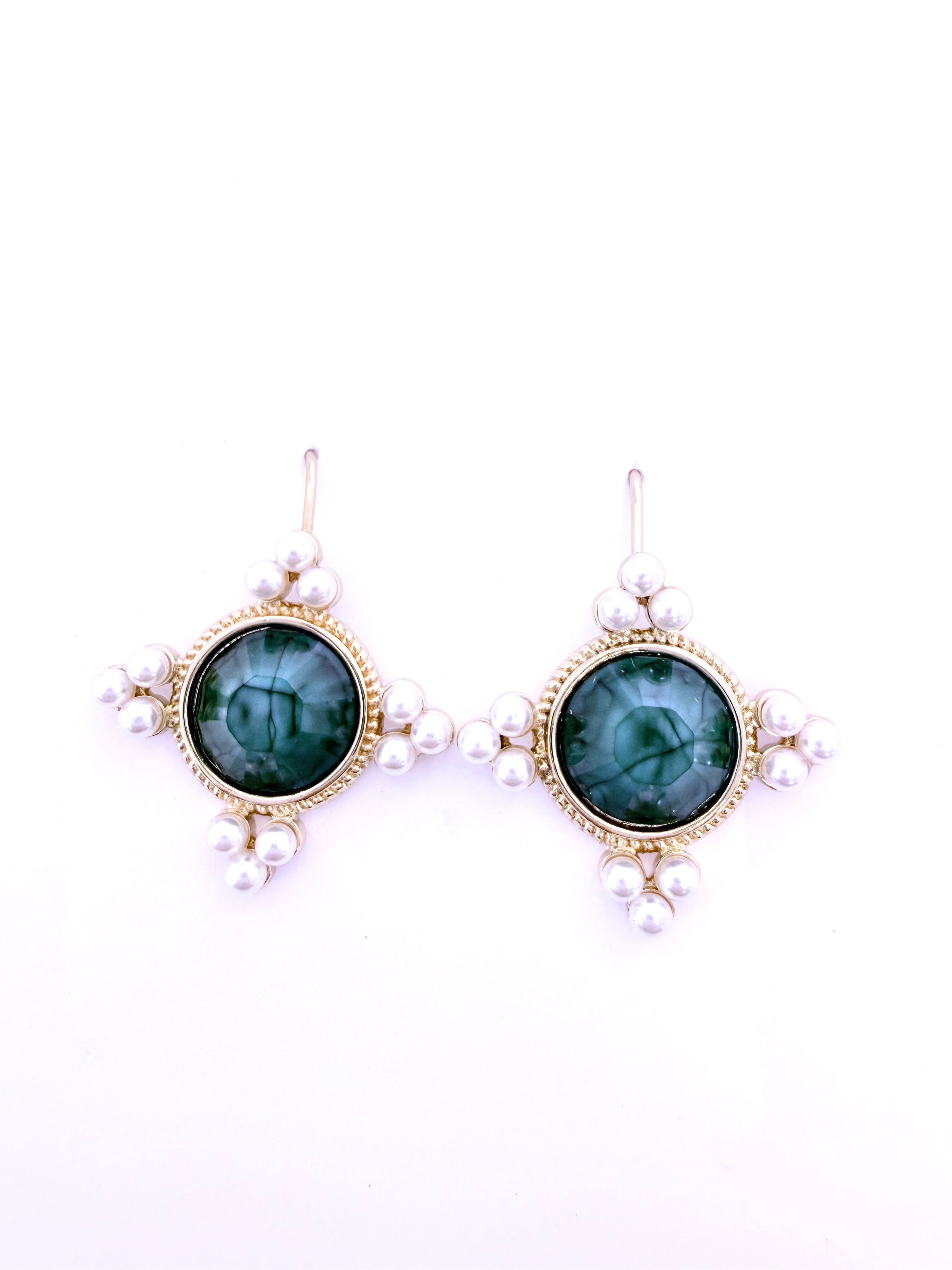 Aretes ALMA - ESMERALDA Grandes
