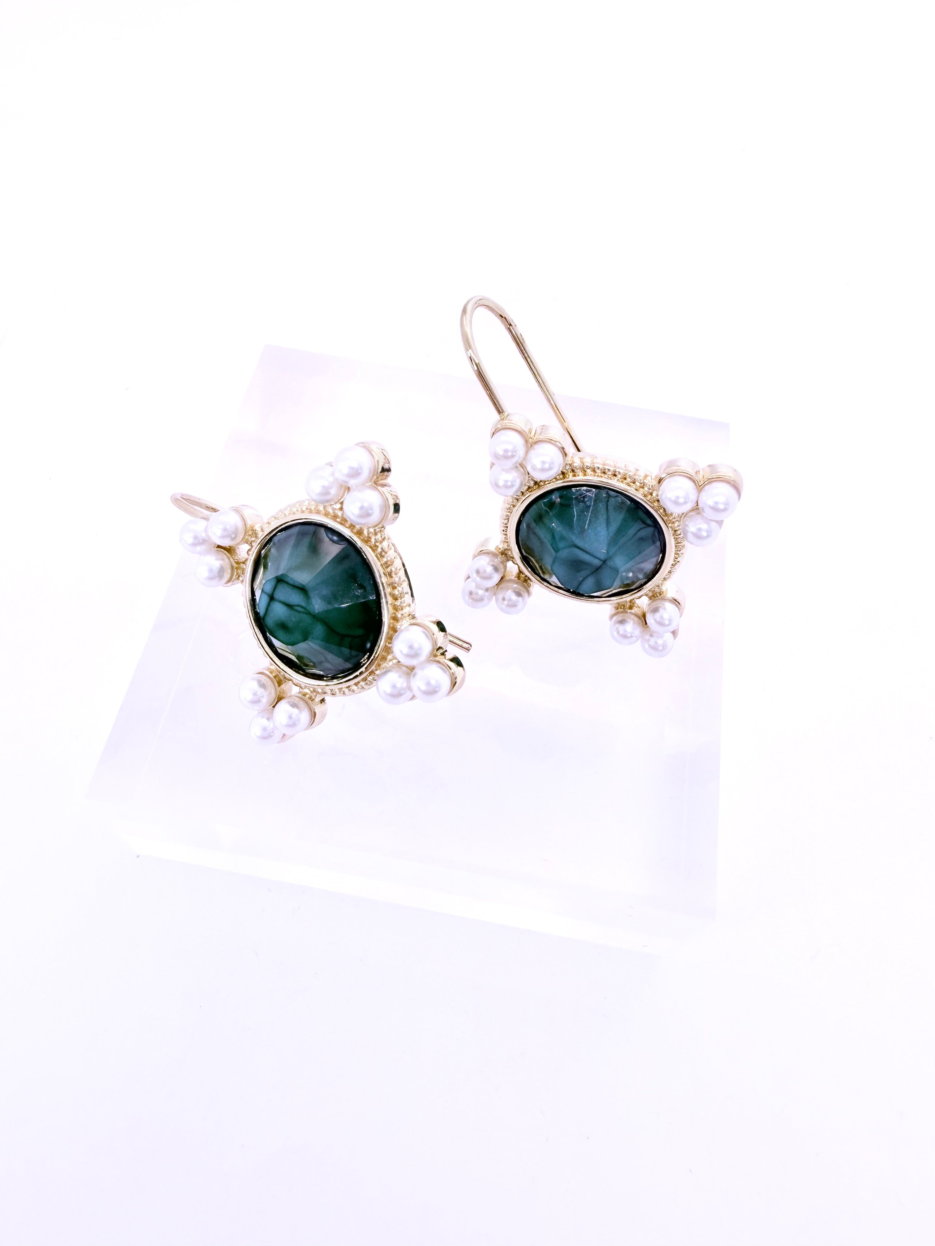 Aretes ALMA - ESMERALDA Grandes
