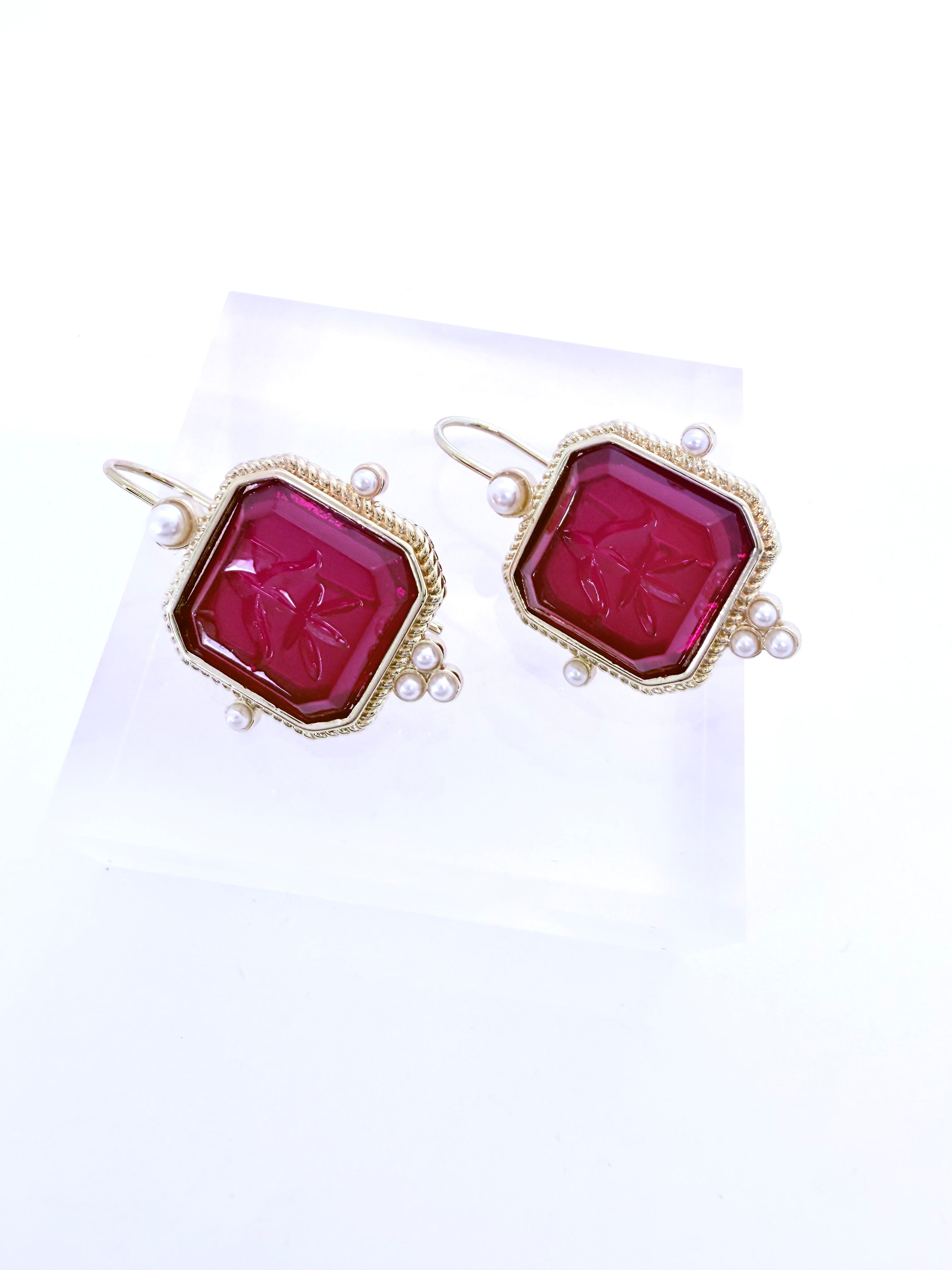 Aretes PROPÓSITO - RUBÍ