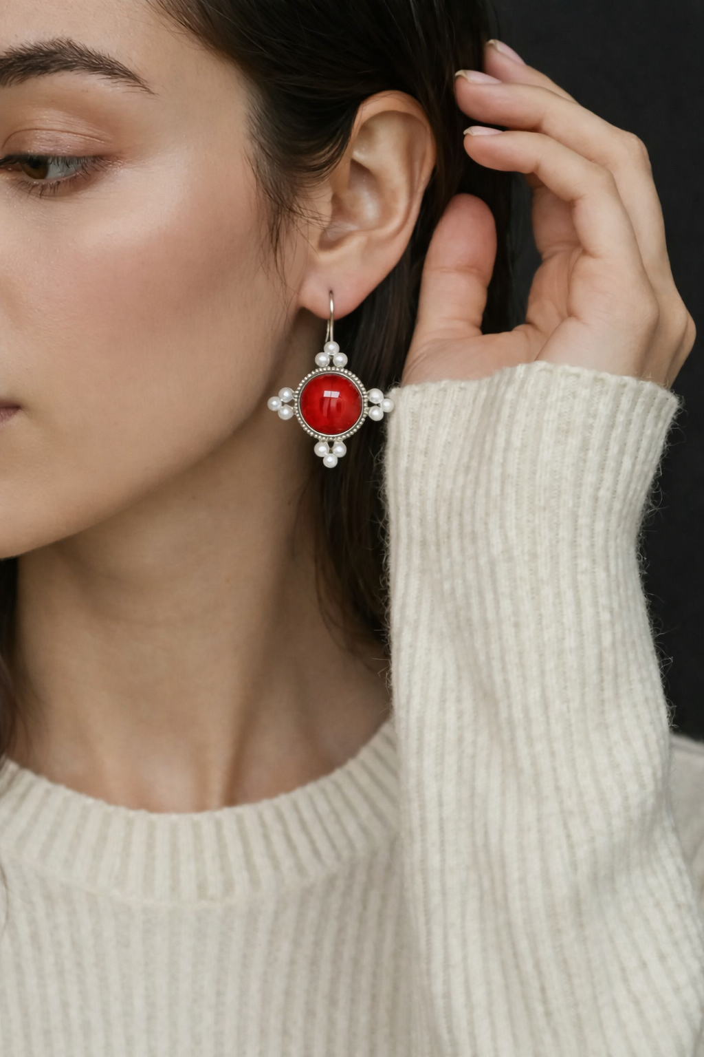 Aretes ALMA - RUBÍ Grandes