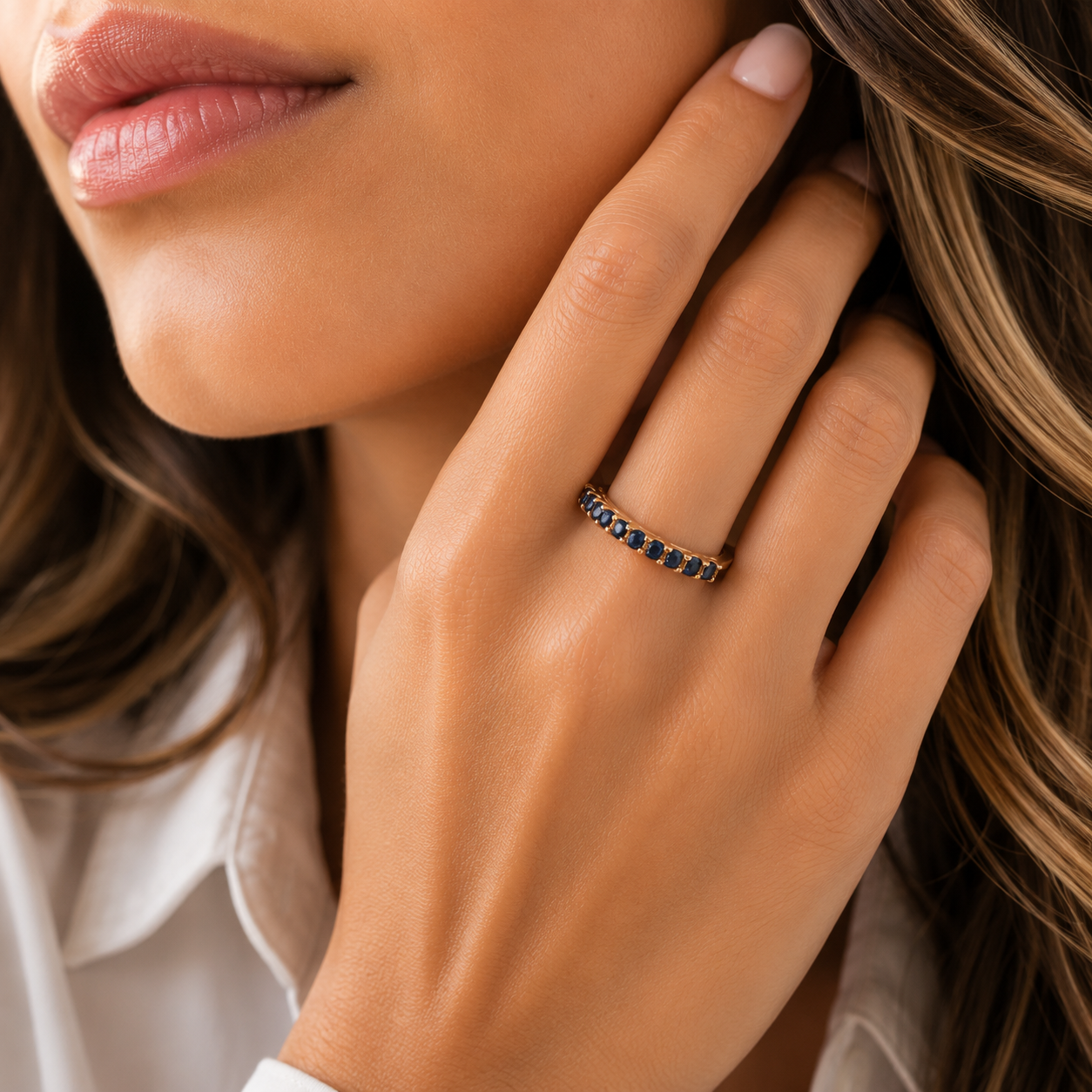 Anillo Brisa Zafiro
