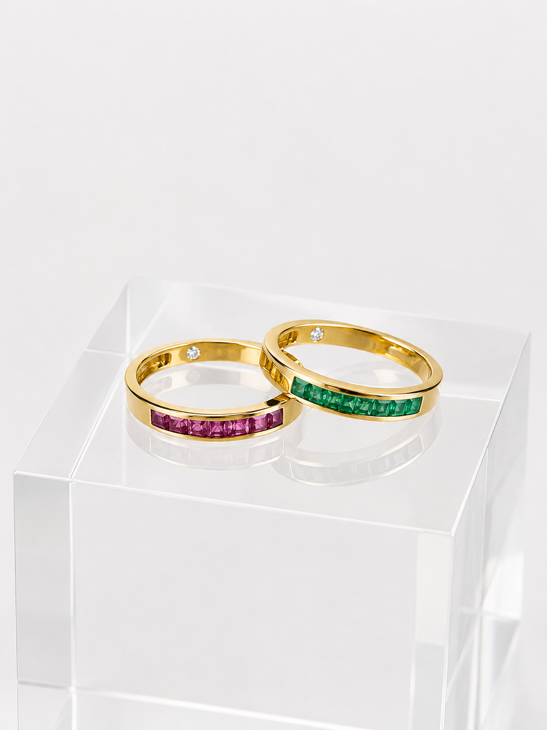 Anillo ORBITA - Esmeralda