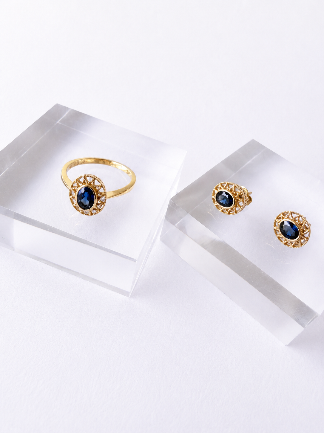 Aretes Estelar Zafiro