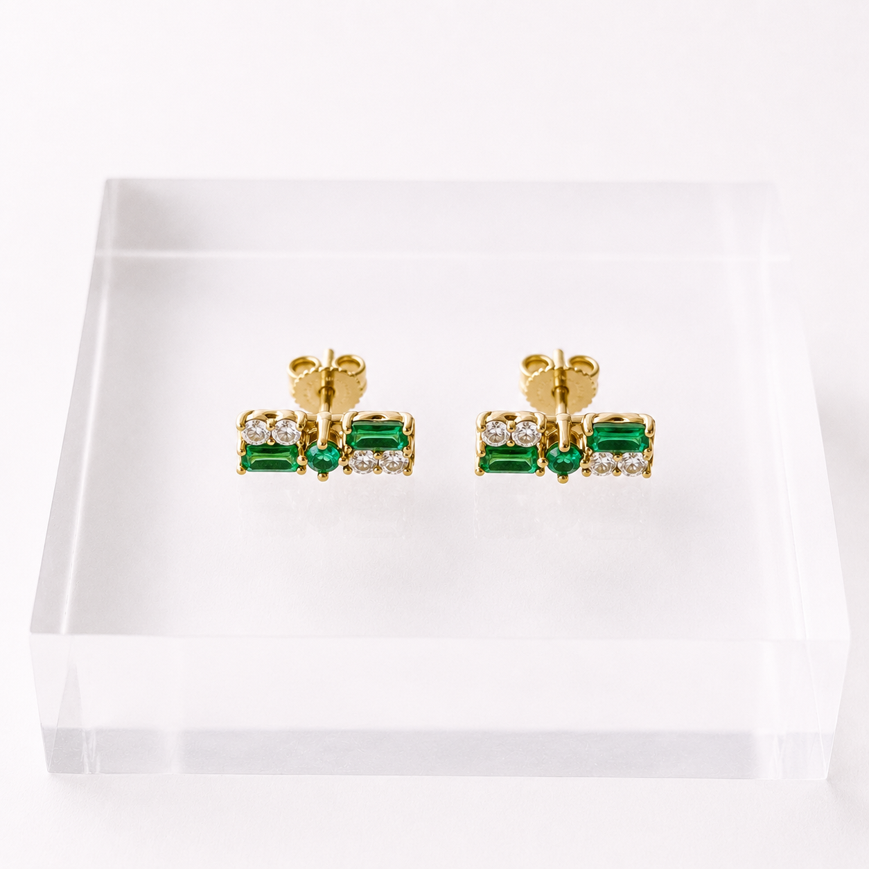 Aretes Constelación Esmeralda
