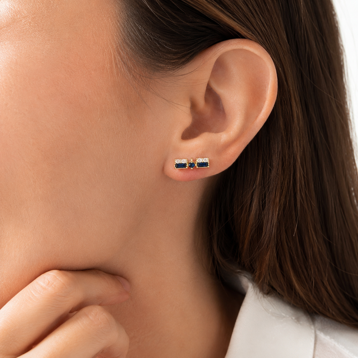 Aretes Constelación Zafiro