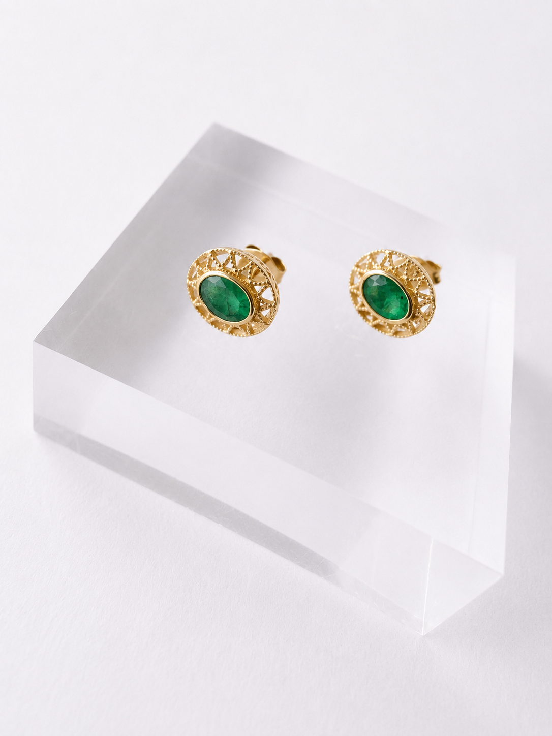 Aretes Estelar Esmeralda