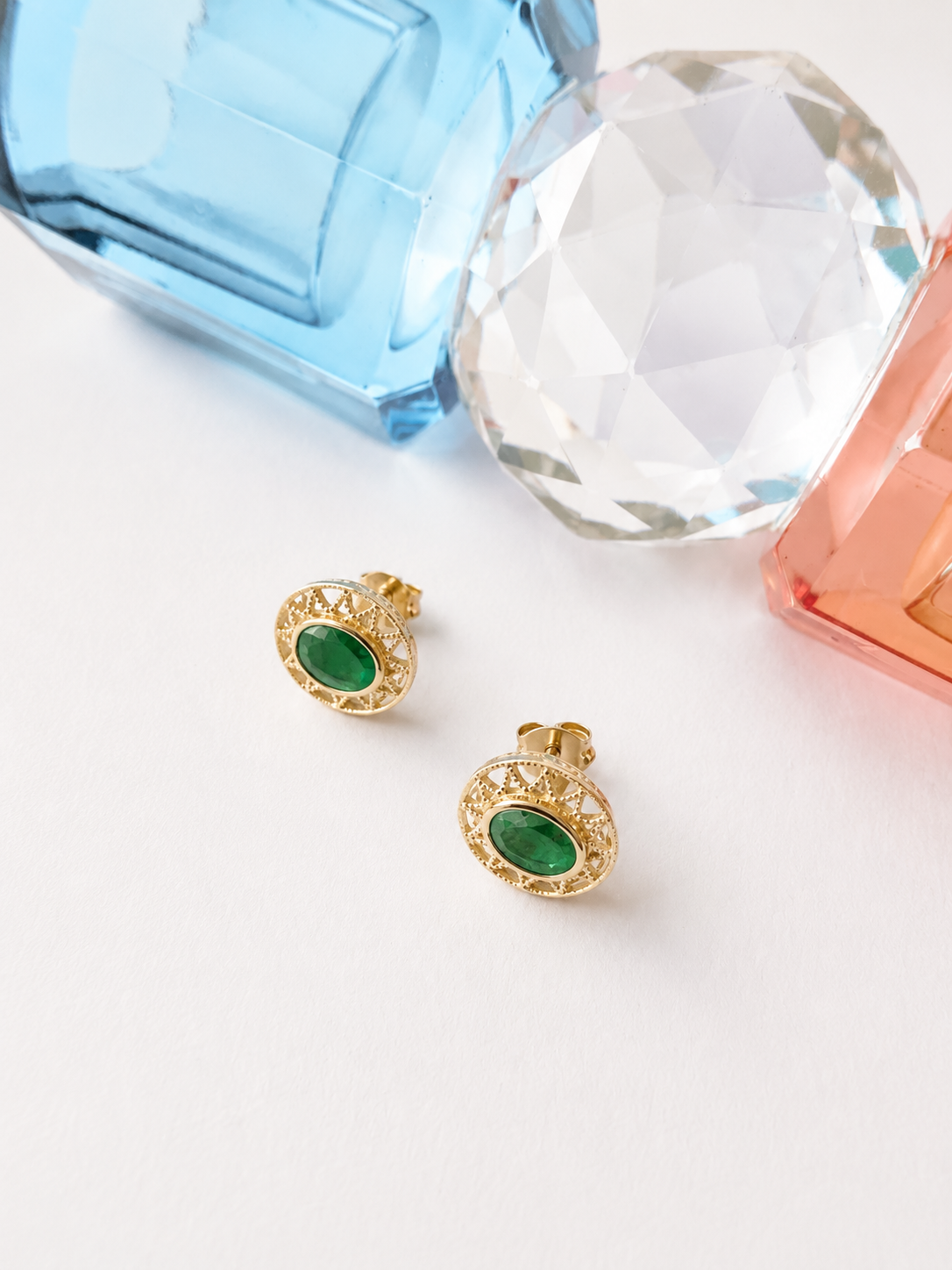 Aretes Estelar Esmeralda