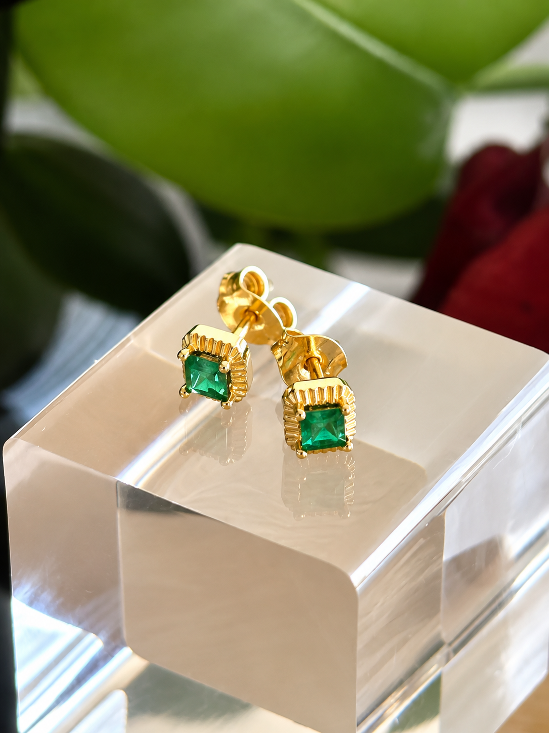 LIBELULA Earrings - Emerald