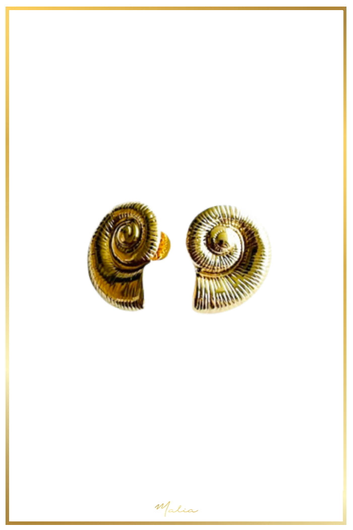 Aretes Caracol de Mar
