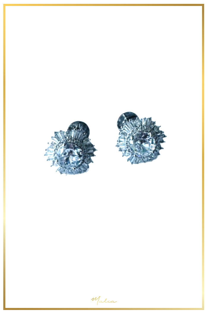 Aretes de Circonias Flor