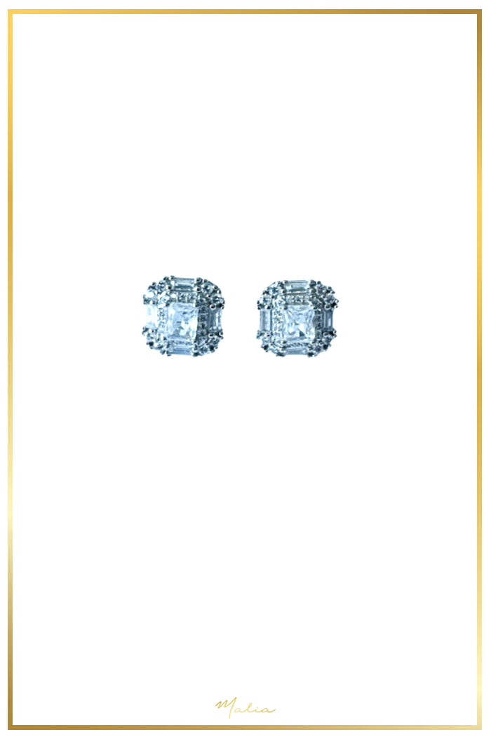 Aretes de Circonia Rectangular