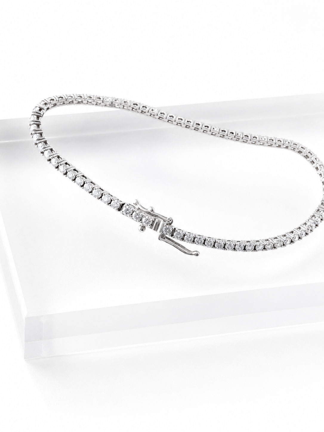 Pulsera Infinito Oro Blanco