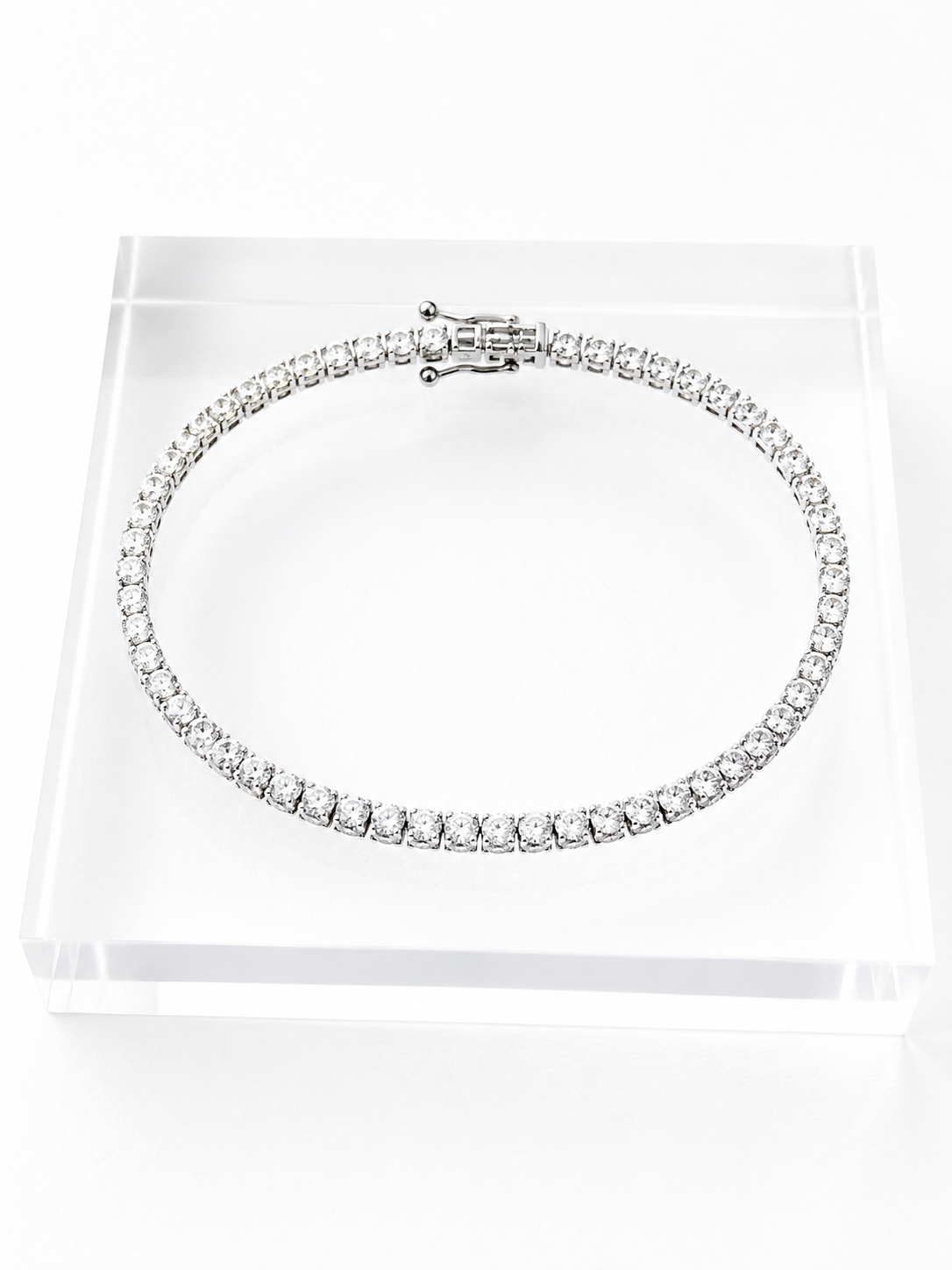 Pulsera Infinito Oro Blanco